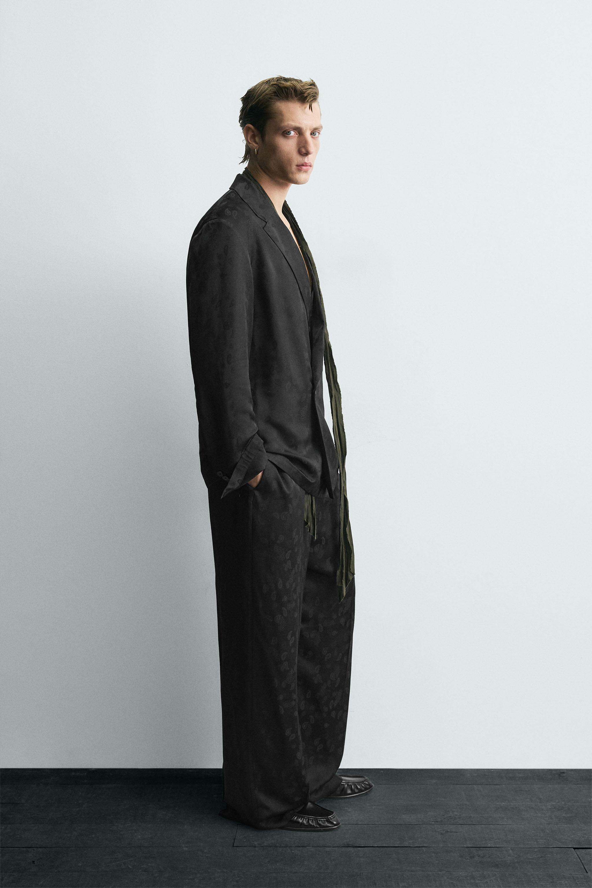 PAISLEY JACQUARD FLUID SUIT BLAZER LIMITED EDITION